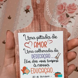 CARTÃO - DIA DA MERENDEIRA ESCOLAR