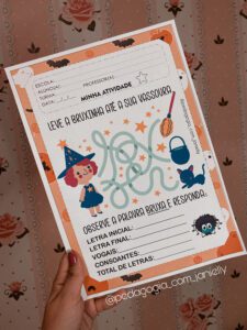 TRIO DE ATIVIDADES PARA O HALLOWEEN