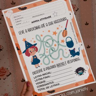 TRIO DE ATIVIDADES PARA O HALLOWEEN