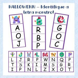 Halloween: Letras Monstro