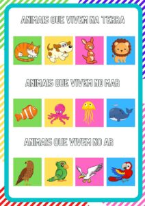 Onde vive os animais?