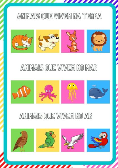 Onde vive os animais?