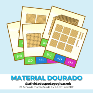 Fichas de marcações – material dourado (PDF)