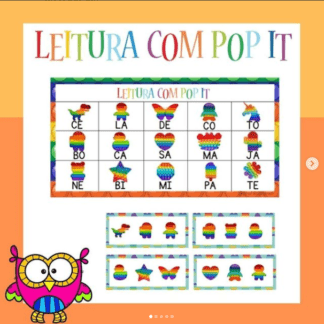 Leitura com Pop It