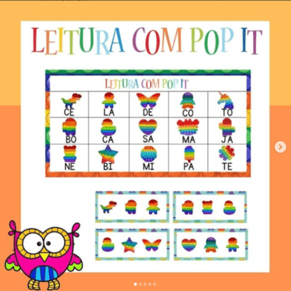 Leitura com Pop It