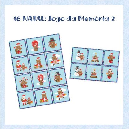 Jogo da Memória Natal 2