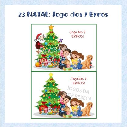 Jogo dos 7 erros: Natal