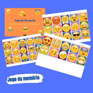 Jogo da Memória EMOJI carinhas