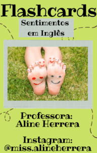 Flashcards sentimentos em inglês