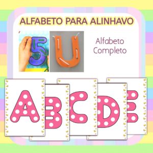Alfabeto para Alinhavo