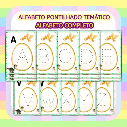 Alfabeto Pontilhado Temático - Dinossauros - Image 2