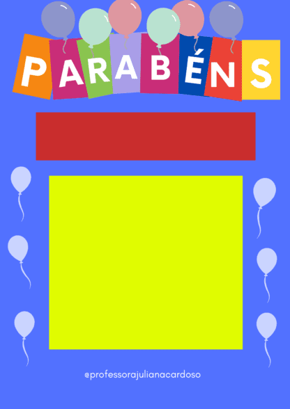 ANIVERSARIANTE DO MÊS CARTAZ