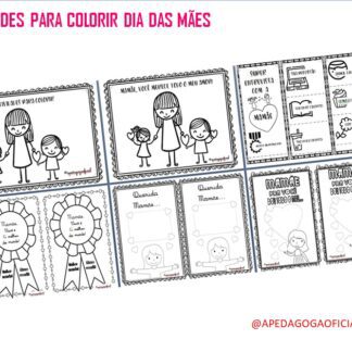 ATIVIDADES PARA COLORIR DIA DAS MÃES