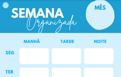 TEMPLATES DE ORGANIZAÇÃO + MINI CALENDÁRIO