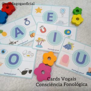 Cards vogais – consciência fonológica