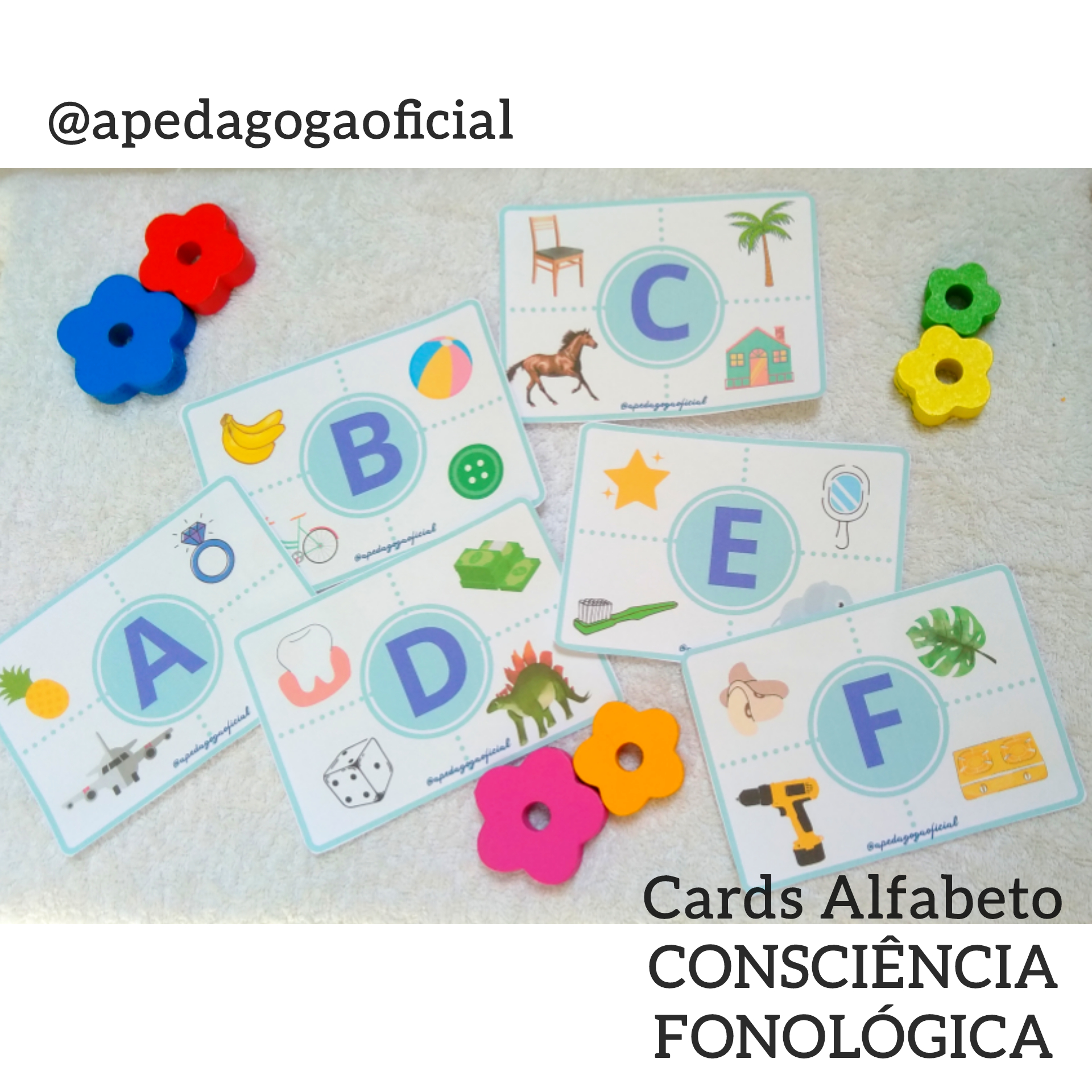 Card alfabeto – consciência fonológica
