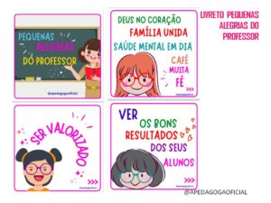 LIVRETO PEQUENAS ALEGRIAS DE PROFESSOR