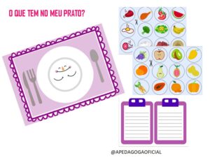 O QUE TEM NO MEU PRATO?