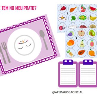 O QUE TEM NO MEU PRATO