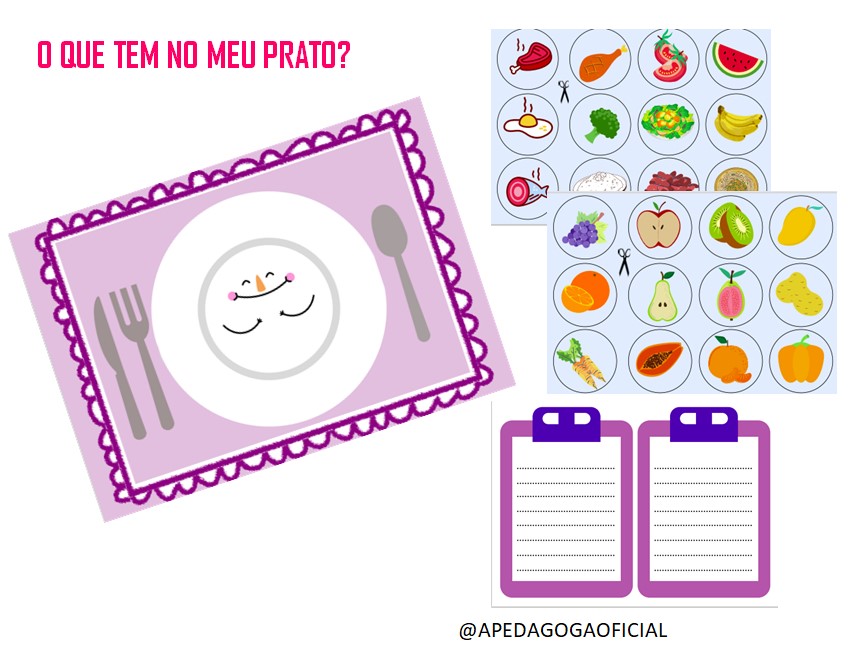 O QUE TEM NO MEU PRATO