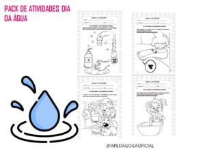 PACK DE ATIVIDADES DIA DA ÁGUA