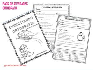 PACK DE ATIVIDADES ORTOGRAFIA