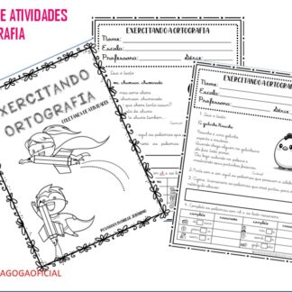 PACK DE ATIVIDADES ORTOGRAFIA