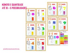 Número e quantidade – 5 possibilidades