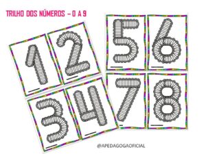 TRILHO DOS NUMERAIS – 0 A 9