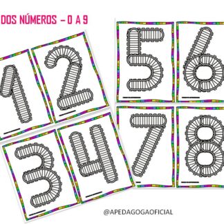 TRILHO DOS NÚMEROS - 0 A 9