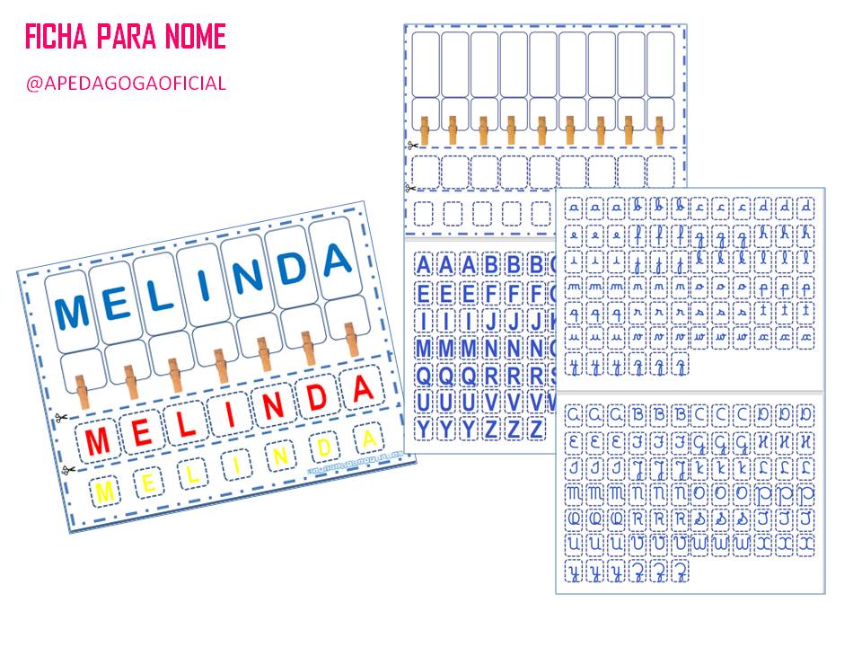 FICHA PARA NOME COM PAREAMENTO