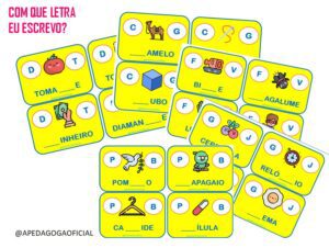 Com que letra eu escrevo?