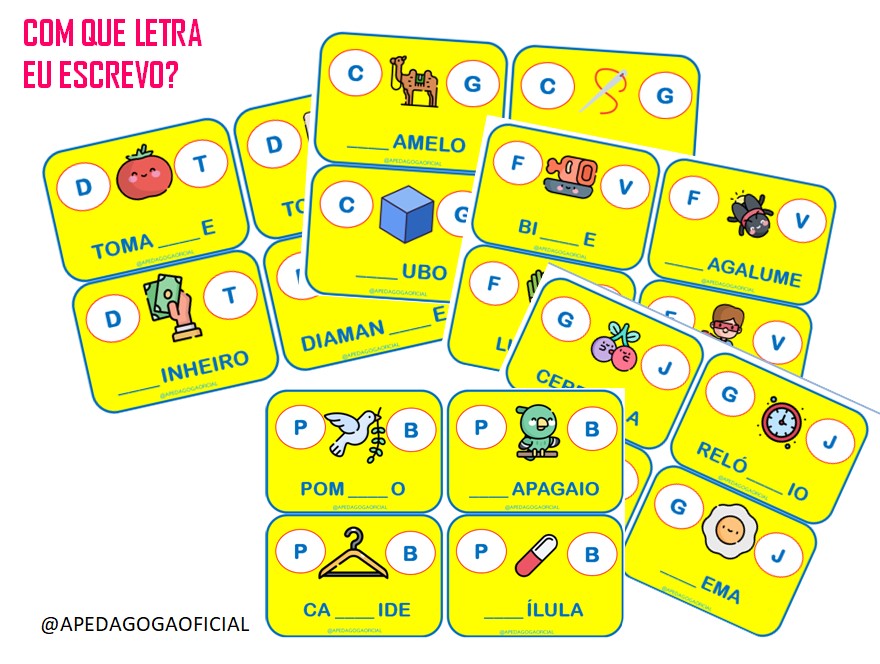 Com que letra eu escrevo?