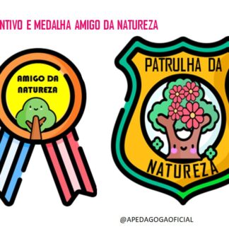DISTINTIVO E MEDALHA AMIGO DA NATUREZA