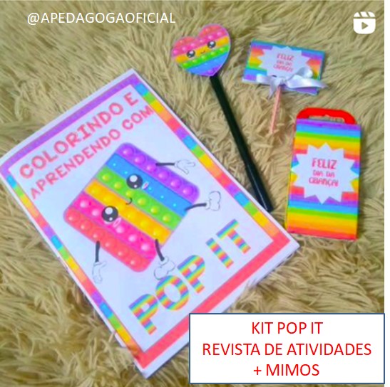 KIT POP IT – APRENDIZAGEM E DIVERSÃO