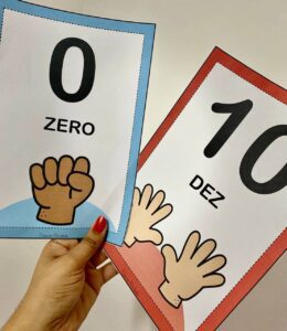 CONTANDO NOS DEDOS – 0 A 10
