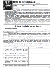 II Grande Guerra: estudo de caso