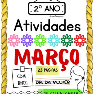 ATIVIDADES MARÇO (1ª QUINZENA)
