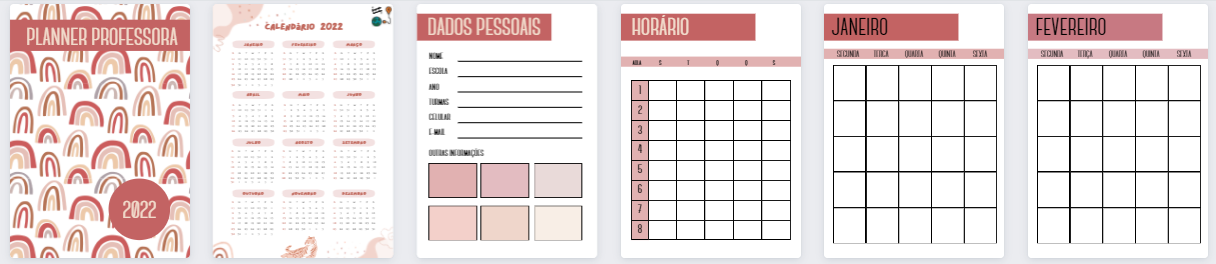PLANNER PARA PROFESSORES