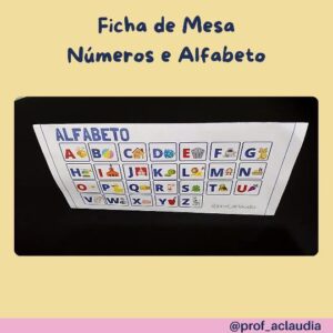 Ficha Crachá de Mesa