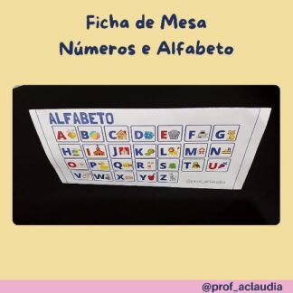 Ficha Crachá de Mesa