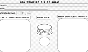 Folha de atividade para 1º dia de aula