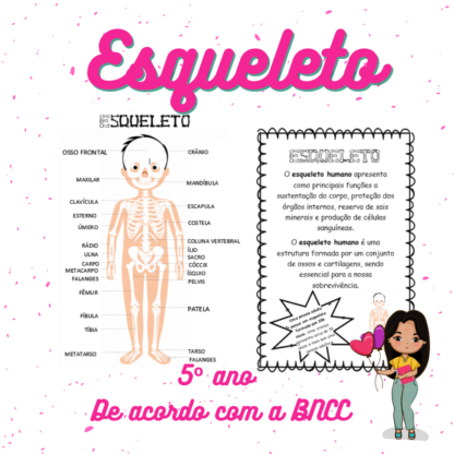 Folha conceito esqueleto