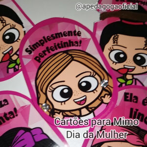Cartões para mimo Dia da mulher