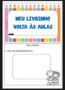 Meu livrinho volta às aulas para a Educação Infantil!