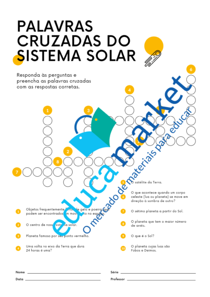 Cruzadinha Sistema Solar