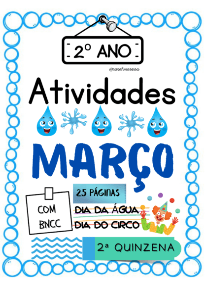 ATIVIDADES MARÇO (2ª QUINZENA)