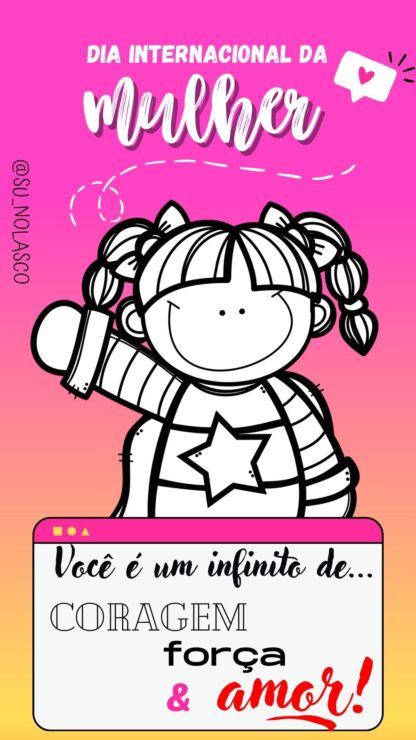 PORTA LIXA DIA DA MULHER