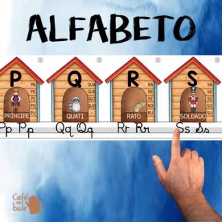 Alfabeto casinhas - fonte padrão
