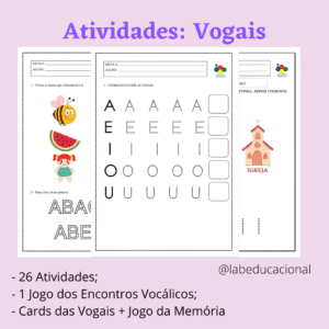 BOX: ATIVIDADES DAS VOGAIS